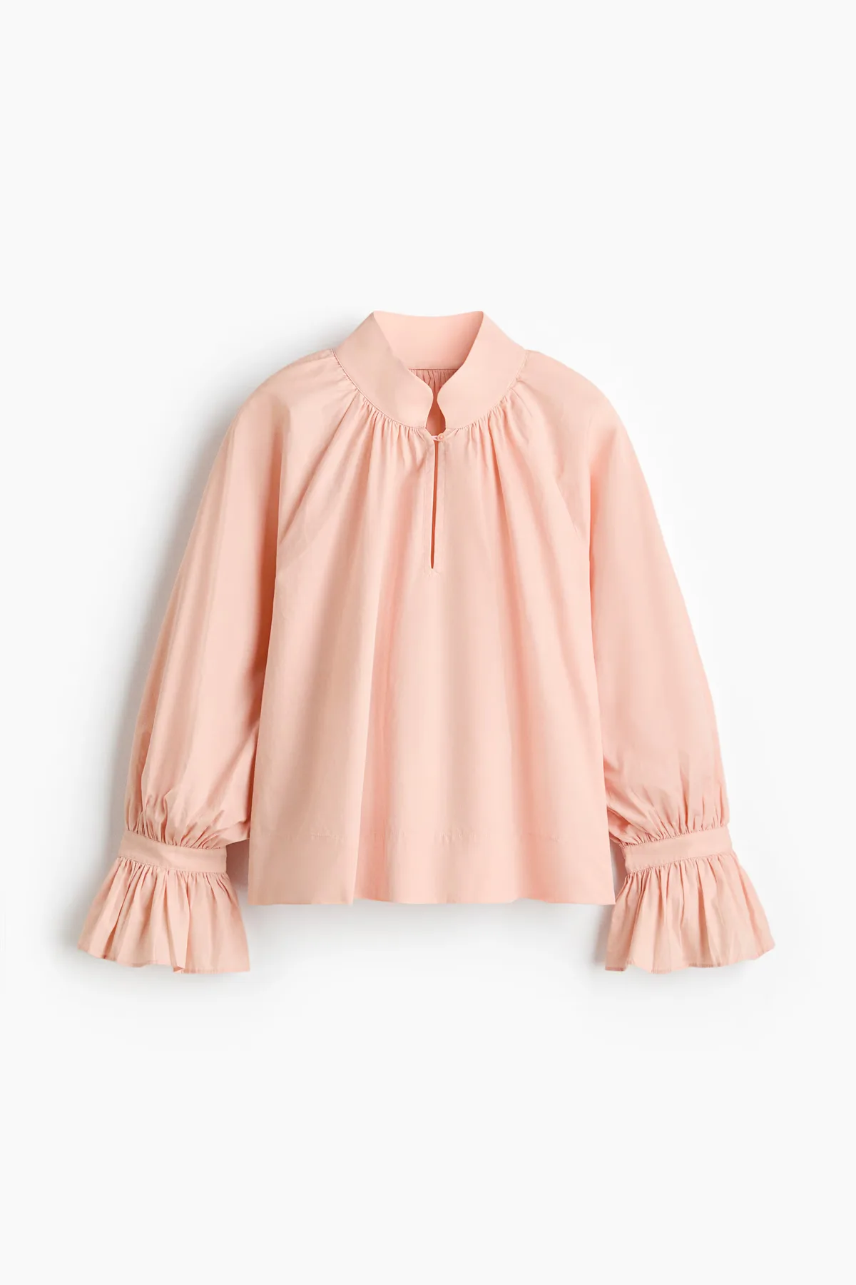 BLOUSE EN POPELINE DE COTON