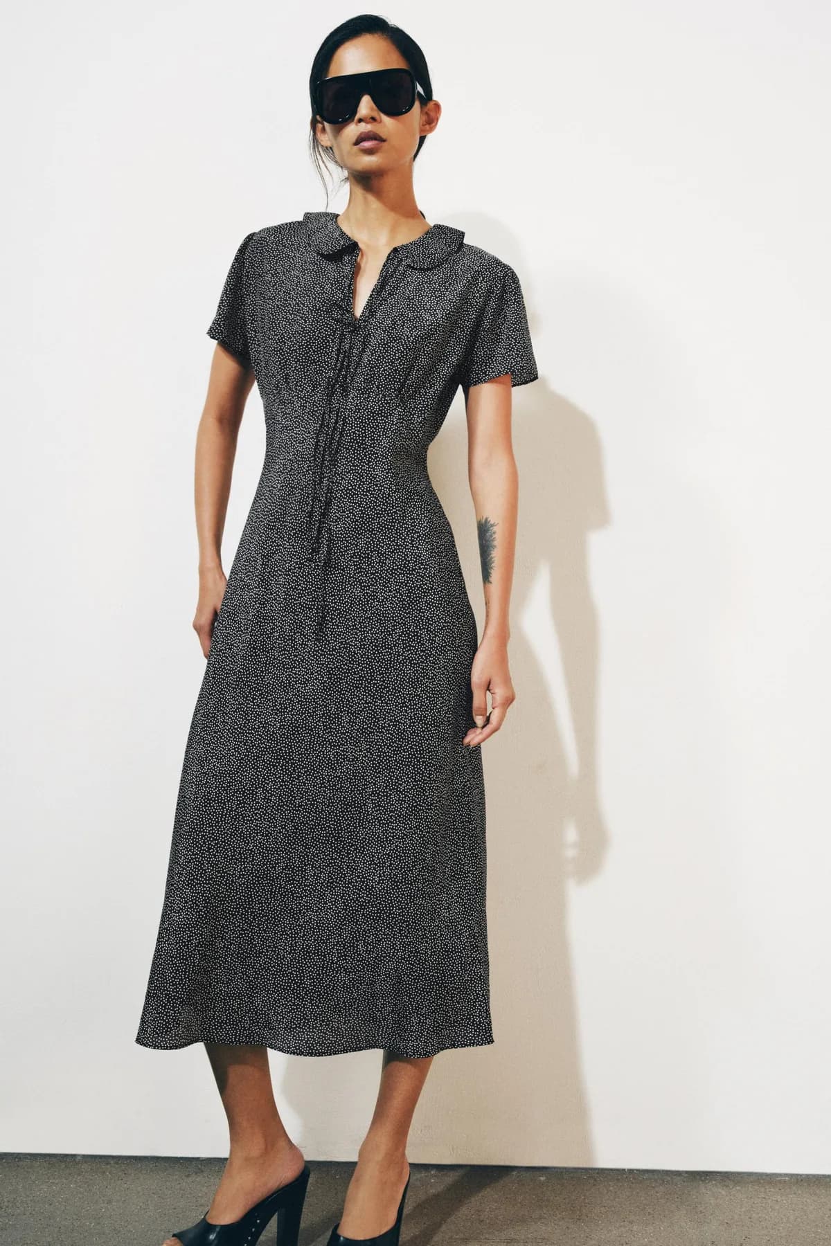 ROBE MIDI À POIS ZW COLLECTION